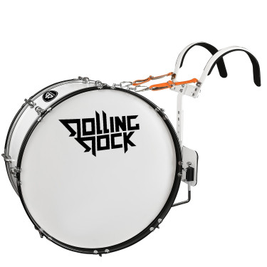 Rolling Rock JR-2212H WH барабан маршевый бас (22"х12") с держателями и колотоушкой