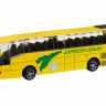 Автобус "Автопанорама", желтый, 1/90, свет, звук, инерция, в/к 22*13,5*5,8 см