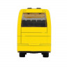 Автобус "Автопанорама", желтый, 1/90, свет, звук, инерция, в/к 22*13,5*5,8 см