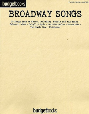 HLE90001923 BUDGETBOOKS BROADWAY SONGS (PVG)