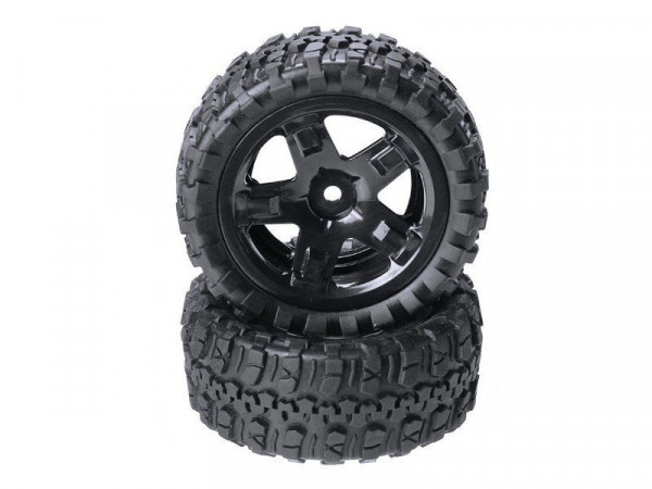 Колеса в сборе для багги и шорт-корса Remo Hobby RM1621/1651 1/16