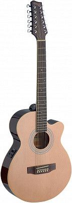 Stagg SA40MJCFI/12-N электроакустическая гитара