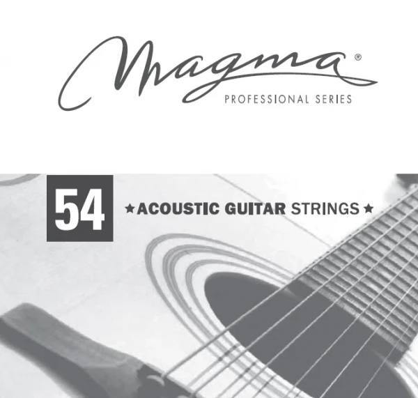 Одиночная струна для акустической гитары 54 Magma Strings GA054PB
