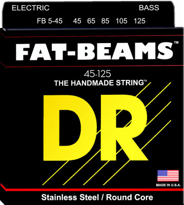 DR FB5-45 Fat-Beams струны для бас-гитары 45-125