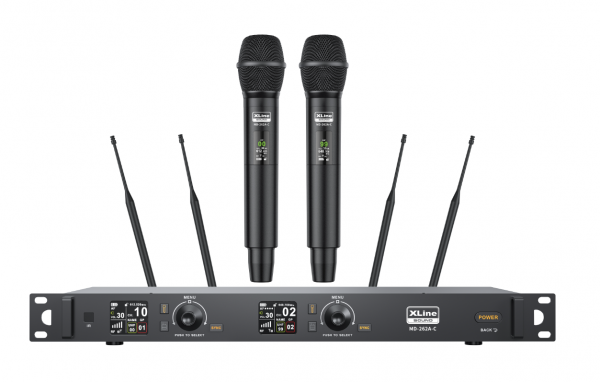 XLine MD-262A-C радиосистема двухканальная c двумя ручными передатчиками