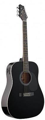 Stagg SW201-Bk VT электроакустическая гитара