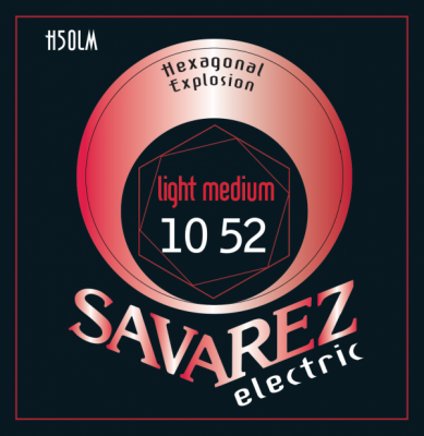 SAVAREZ H50 LM HEXAGONAL EXPLOSION струны для электрогитары (10-13-17-30-42-52)