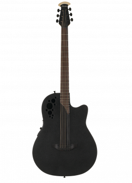 OVATION DS778TX-5 Elite T Mid Cutaway D-Scale Black Textured электроакустическая гитара