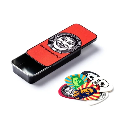 Сувенирный набор медиаторов Dunlop JVHPT01M John Van Hamersveld Johnny Face Pick Tin, средние