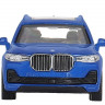 Машина "АВТОПАНОРАМА" BMW X7, синий, 1/44, инерция, в/к 17,5*12,5*6,5 см