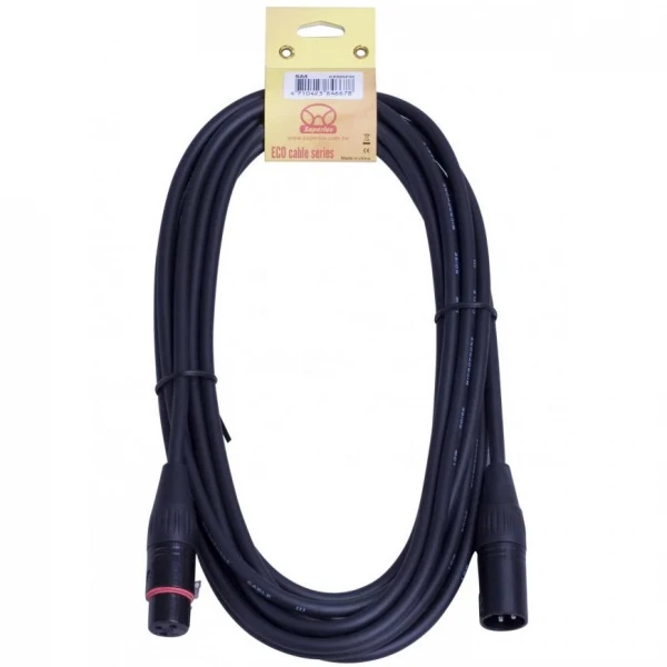 Балансный кабель Superlux CFM5.0FM XLR3F - XLR3M 5 м