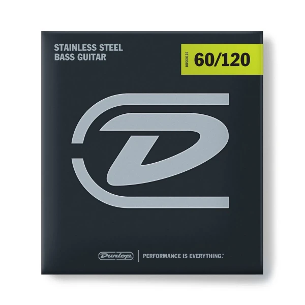 Струны для бас-гитары Dunlop DBN60120 Nickel Wound, никель 60-120
