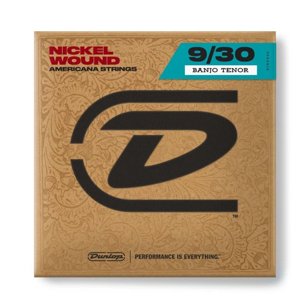 Струны для тенор-банджо Dunlop DJN0930 Tenor Banjo Nickel Wound, никель, 9-30