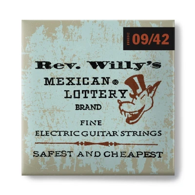 Струны для электрогитары Dunlop RWN0942 Billy Gibbons, никель, Medium Light, 09-42
