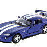 Машина Kinsmart 1:36 Dodge Viper GTSR инерция (1/12шт.) б/к