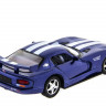 Машина Kinsmart 1:36 Dodge Viper GTSR инерция (1/12шт.) б/к