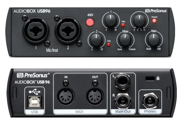 Аудиоинтерфейс PreSonus AudioBox USB 96 25TH