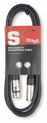 STAGG SMC6 микрофонный кабель XLR мама-XLR папа 6 м