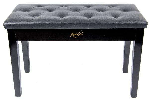 ROCKDALE 5101B банкетка для клавишника, сиденье 74х35 см, выс 50 см, дерево, чёрная
