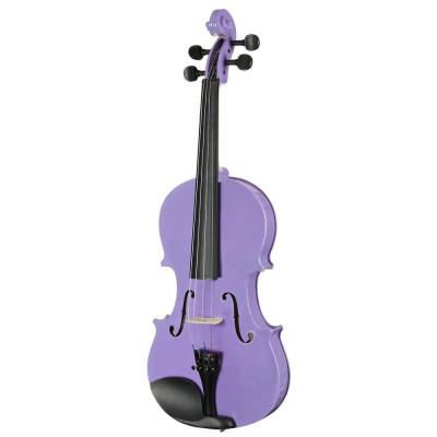 Скрипка 1/2 ANTONIO LAVAZZA VL-20 PR КОМПЛЕКТ - кейс, смычок, канифоль, цвет - фиолетовый металлик