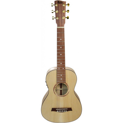 Гитара акустическая уменьшенная PONI TR 3-1, цвет натуральный светлый