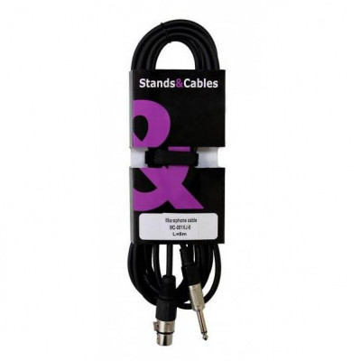 Микрофонный кабель XLR мама JACK моно STANDS & CABLES MC-001XJ-5
