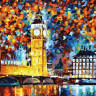 Картина по номерам 40х50 Афремов. Лондон. Биг Бен (25 цветов)