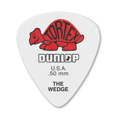 Медиаторы Dunlop 424P050 Tortex Wedge, толщина 0.5 мм, 12 шт.