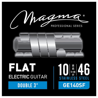 Комплект струн для электрогитары 10-46 Magma Strings GE140SF, две 3-х струны