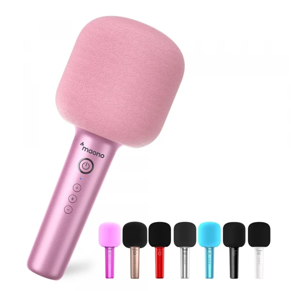 Караоке микрофон Maono MKP100 (rose gold) встроенные динамики