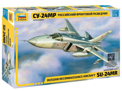 Сборная модель ZVEZDA Самолет-разведчик "Су-24МР", 1/72
