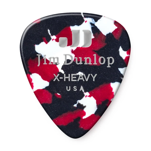 Медиаторы, очень жесткие, 12 шт. Dunlop 483P06XH Celluloid Confetti Extra Heavy 12Pack
