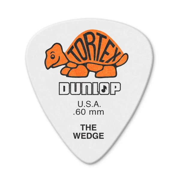 Медиаторы Dunlop 424P060 Tortex Wedge, толщина 0.6 мм, 12 шт.