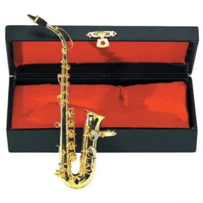 GEWA  Miniature Instrument Alt-Saxophone сувенир альт-саксофон, латунь, 15 см, с футляром
