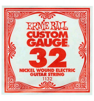 Ernie Ball 1132 калибр.032 одиночная для электрогитары/акустической гитары