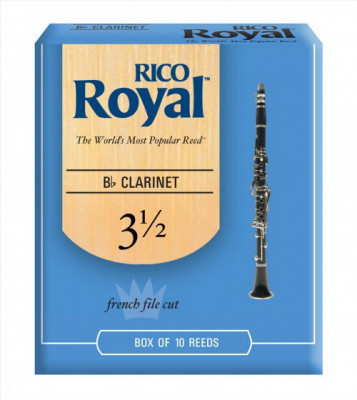 Трости для кларнета Bb Rico RCB1035 Royal №3,5 10 шт