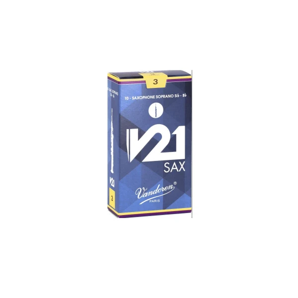 Трость для сопрано-саксофона Vandoren V21 3.0 (SR803), №3.0, 1 шт.