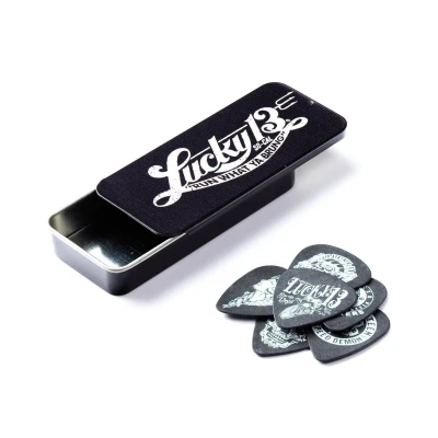 Набор медиаторов для гитары Dunlop Lucky 13 Pick Tin