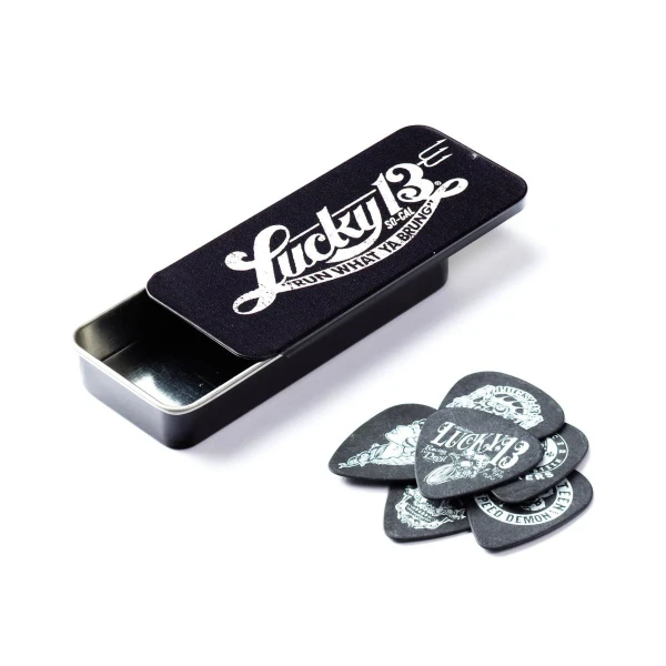 Набор медиаторов для гитары Dunlop Lucky 13 Pick Tin