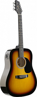 Stagg SW201-SB VT электроакустическая гитара
