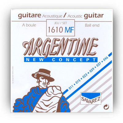 Струны для акустических гитар SAVAREZ 1610MF, 11-46