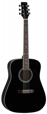 Акустическая гитара MARTINEZ W-11 BK черная