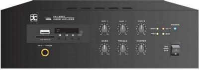 Direct Power Technology PA-M120BR микшер/усилитель 120 Вт (70V/100V, 4-16Ом), MP3/TUNER, Bluetooth