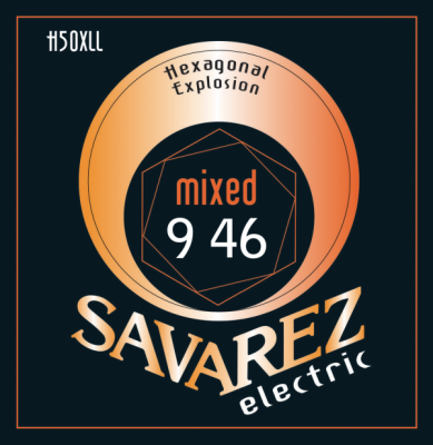 SAVAREZ H50XLL HEXAGONAL EXPLOSION струны для электрогитары (9-11-16-26-36-46)