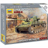 Сборная модель ZVEZDA Немецкий огнеметный танк Pz.Kfw III, 1/100