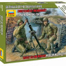 Сборные солдатики ZVEZDA Советский 82-мм миномет с расчетом, 1/72