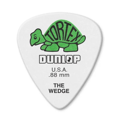 Медиаторы Dunlop 424P088 Tortex Wedge, толщина 0.88 мм, 12 шт.