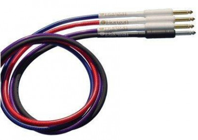 HORIZON G5S-18TP инструментальный кабель 1x0,8мм2, длина 5.5 метров, прорезиненные разъемы, цвет прозрачный фиолетовый