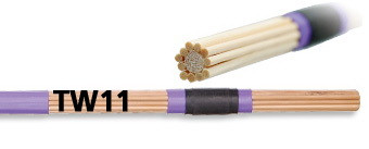 Щетки барабанные бамбуковые VIC FIRTH TW11 полимерная ручка