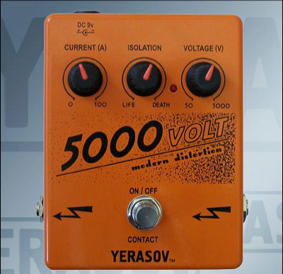 YERASOV 5000 Volt mini Distortion гитарная педаль